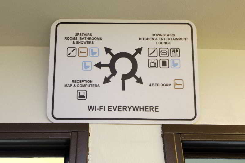 Gracia City Hostel Barcelona Buitenkant foto Wi-Fi sign in a hotel